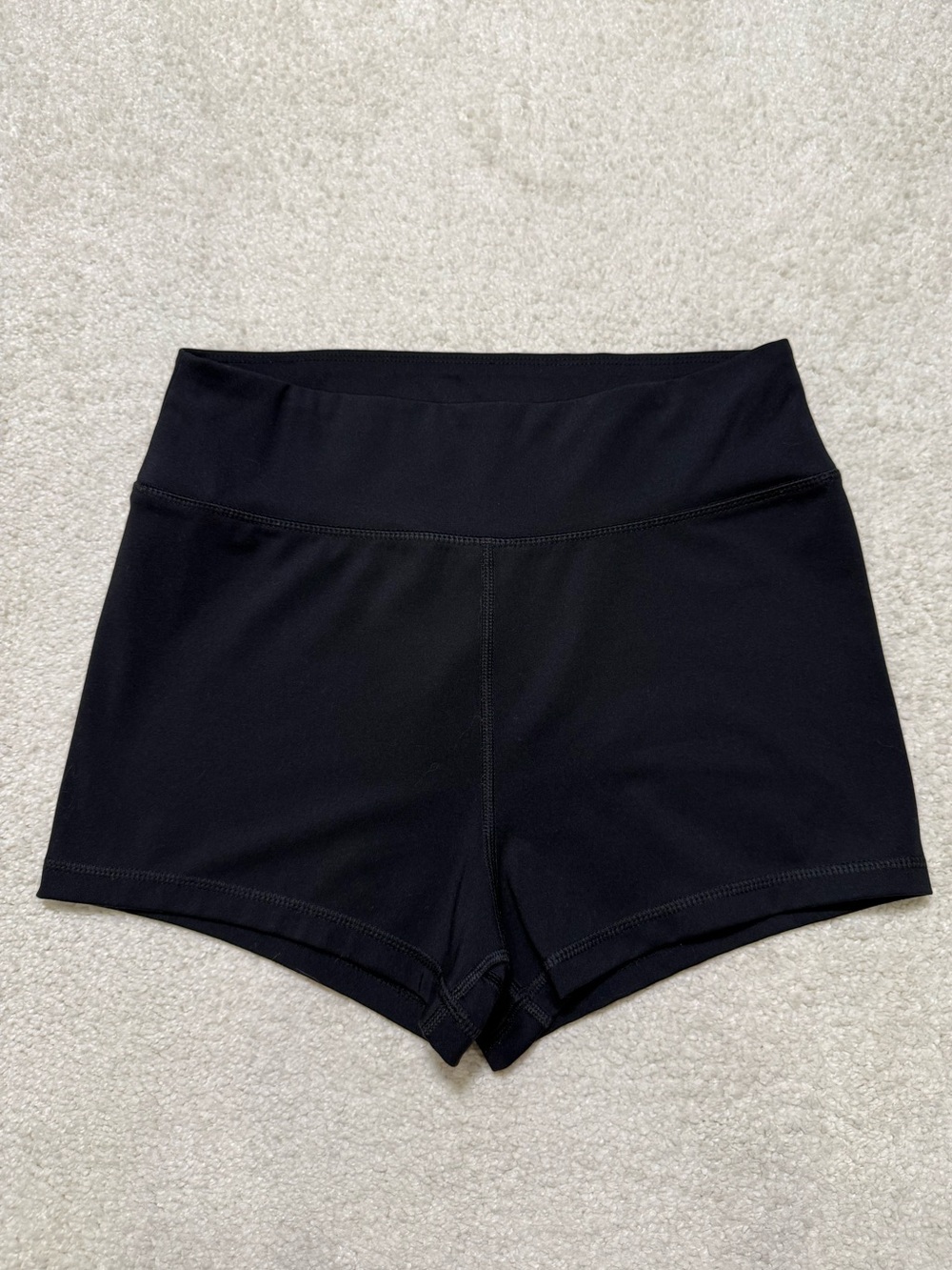 American Eagle The Everything Shortie Black High Rise Biker Shorts Size Medium